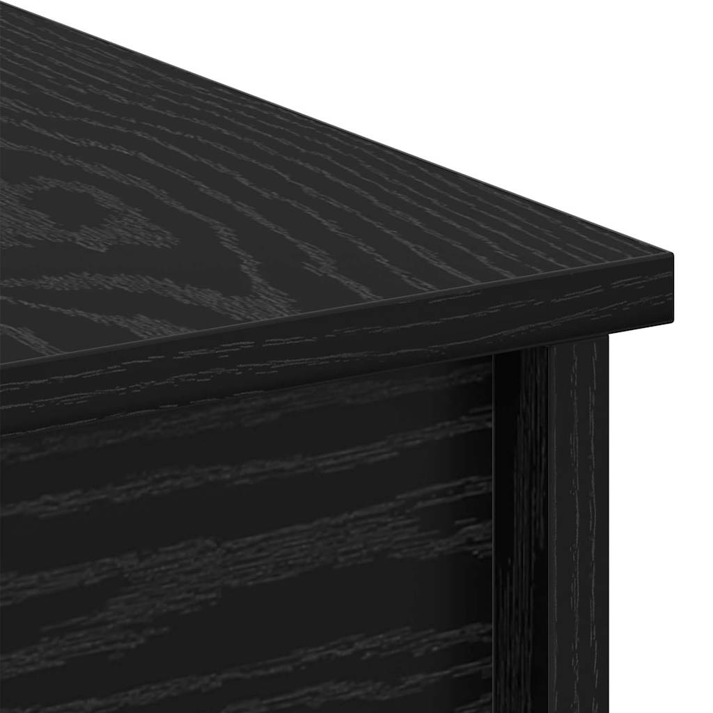 Couchtisch Schwarz Eichen-Optik 102 x 50,5 x 46,5 cm