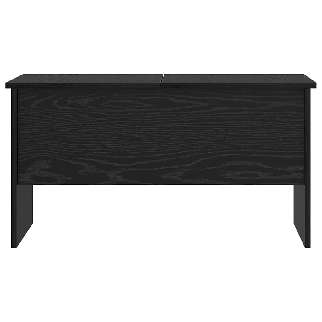 Couchtisch Schwarz Eichen-Optik 102 x 50,5 x 46,5 cm