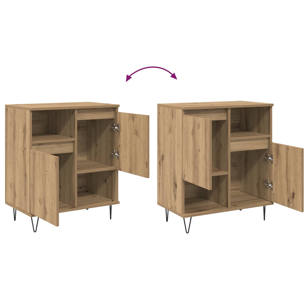 Sideboard Artisan-Eiche 60 x 35 x 70 cm