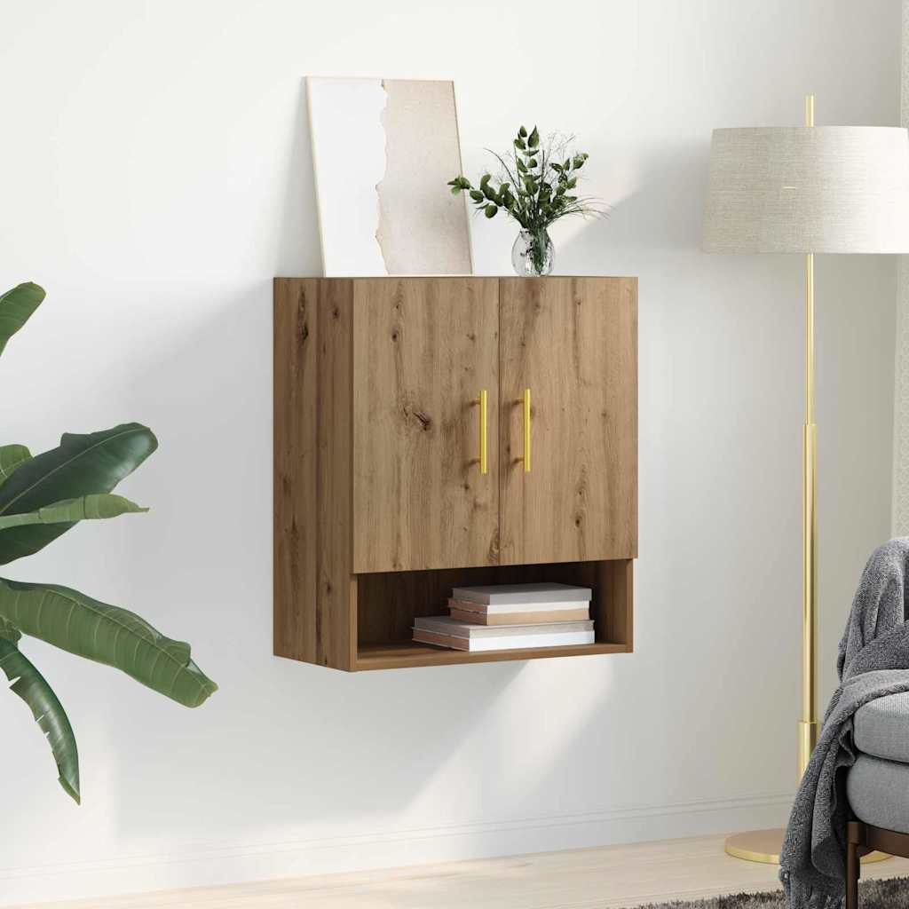 Wandschrank Artisan-Eiche 60 x 31 x 70 cm Holzwerkstoff