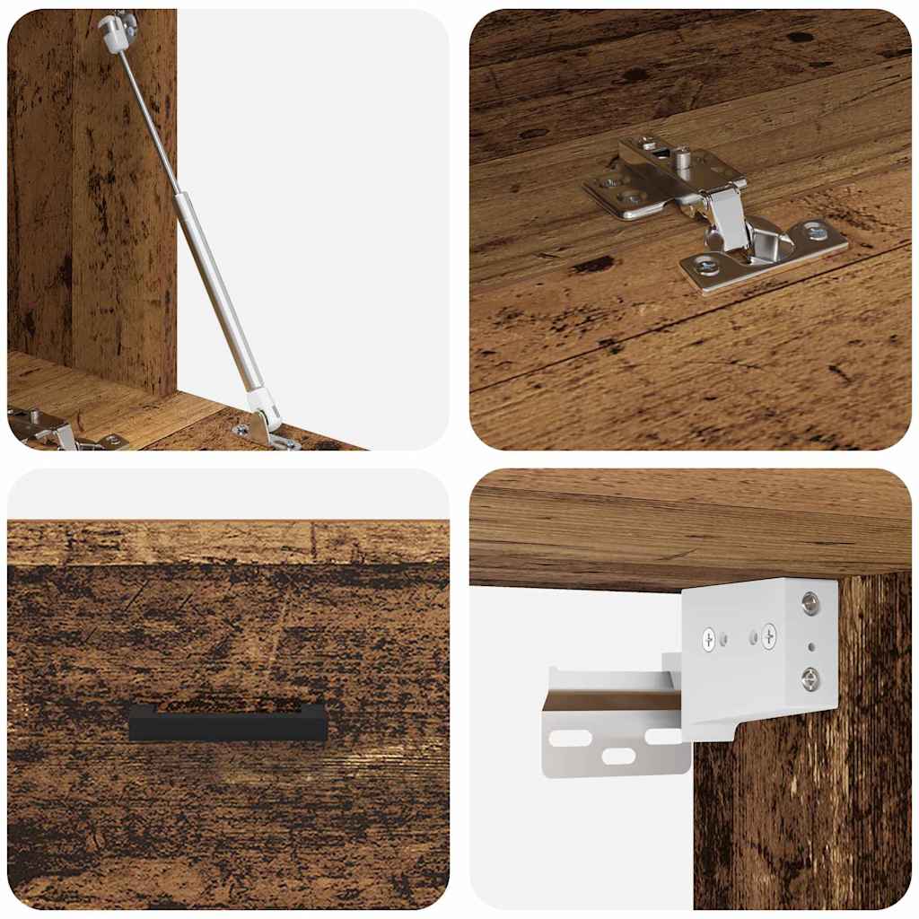 Wandschrank Altholz 60 x 36,5 x 35 cm Holzwerkstoff