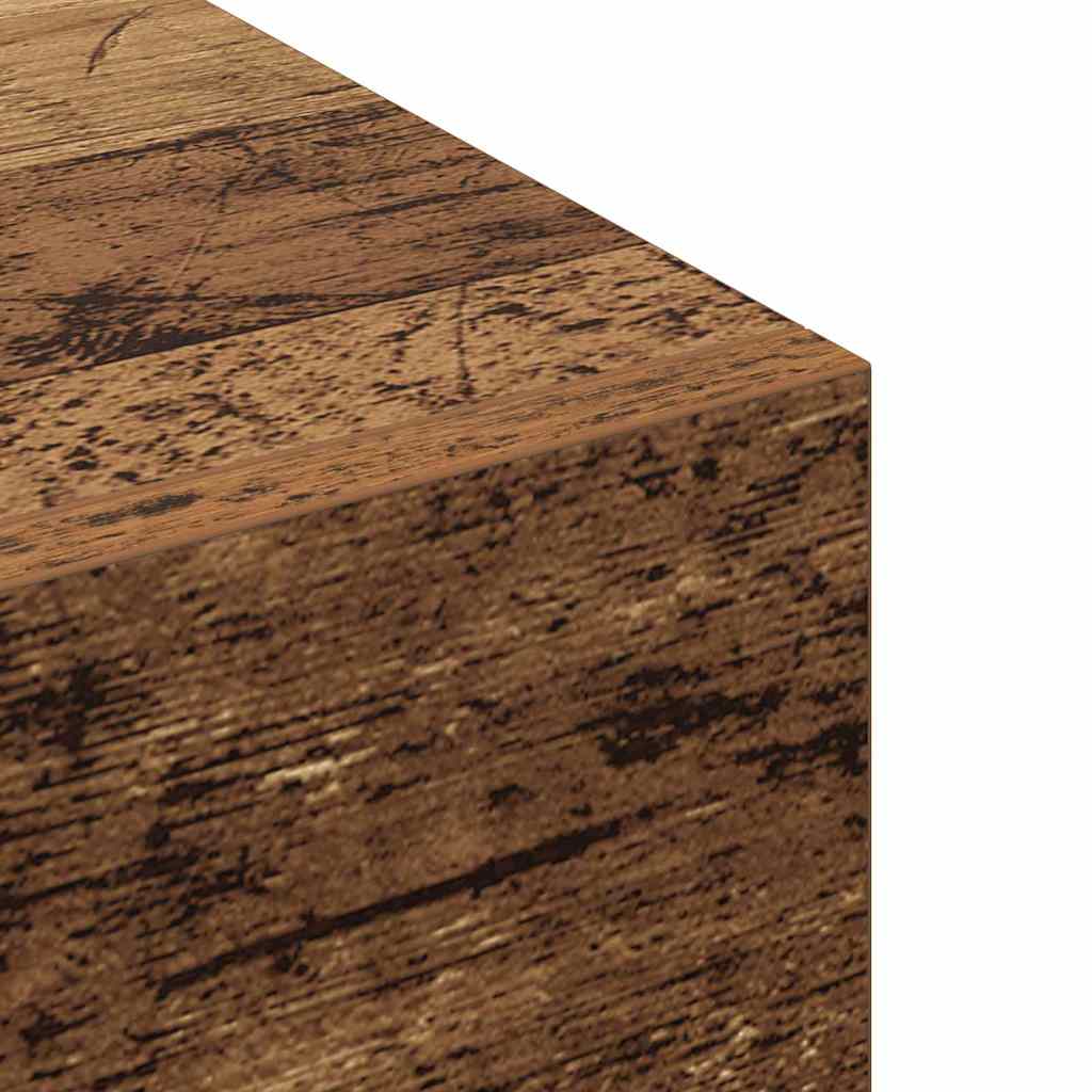 Wandschrank Altholz 80 x 36.5 x 35 cm Holzwerkstoff