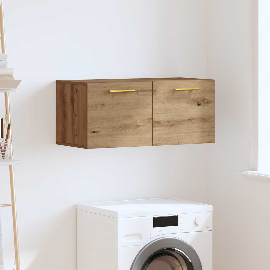 Wandschrank Artisan-Eiche 80 x 36.5 x 35 cm Holzwerkstoff