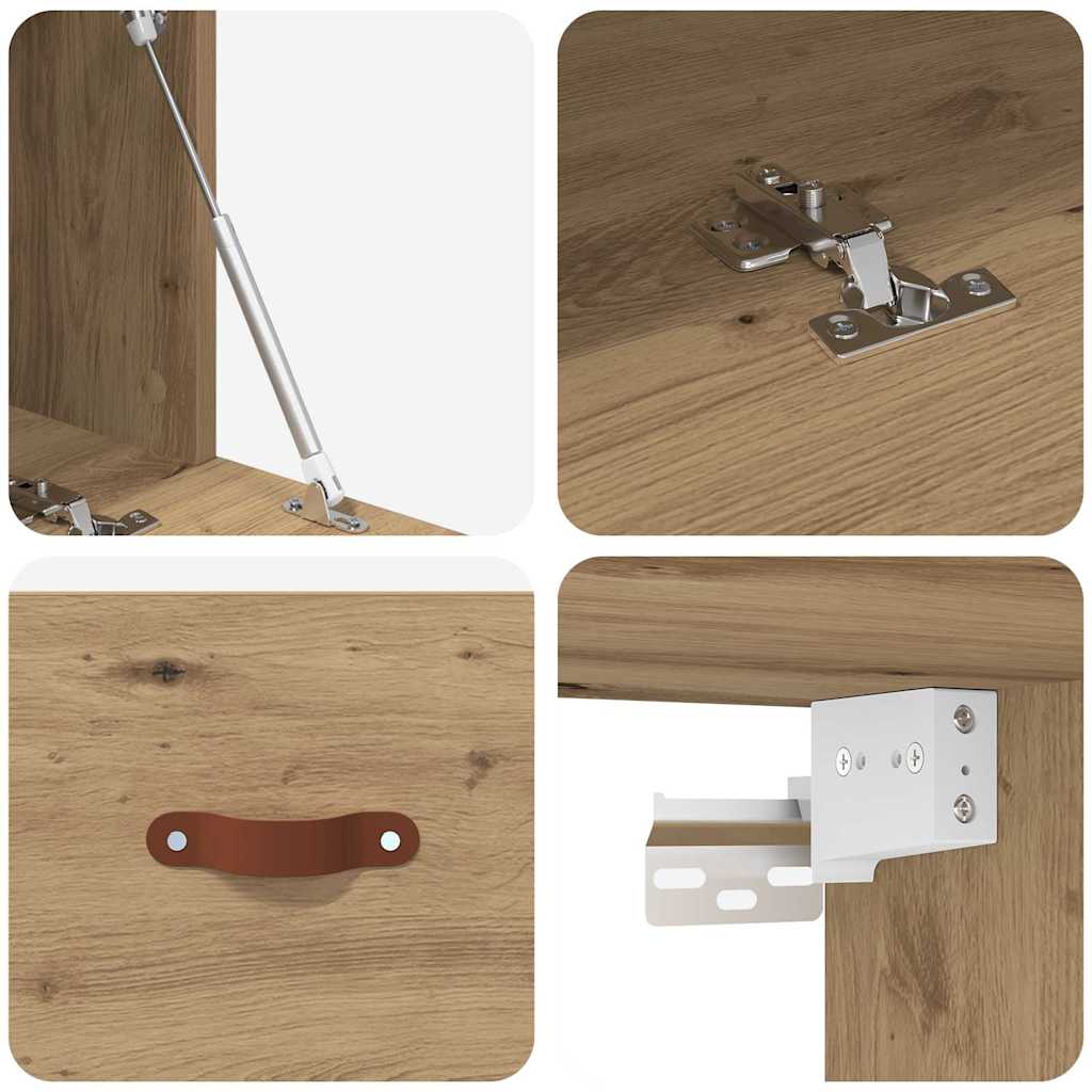 Wandschrank Artisan-Eiche 100 x 36,5 x 35 cm Holzwerkstoff