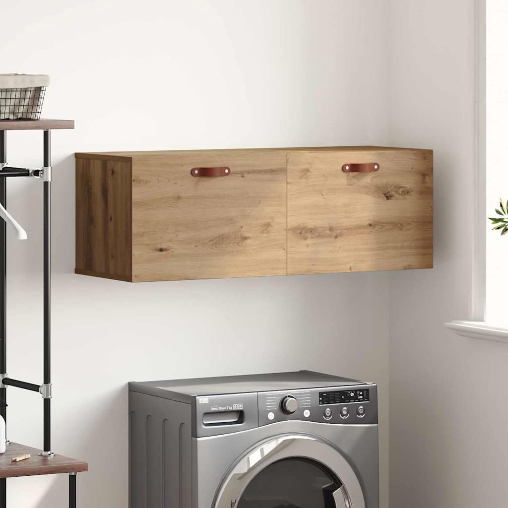 Wandschrank Artisan-Eiche 100 x 36,5 x 35 cm Holzwerkstoff