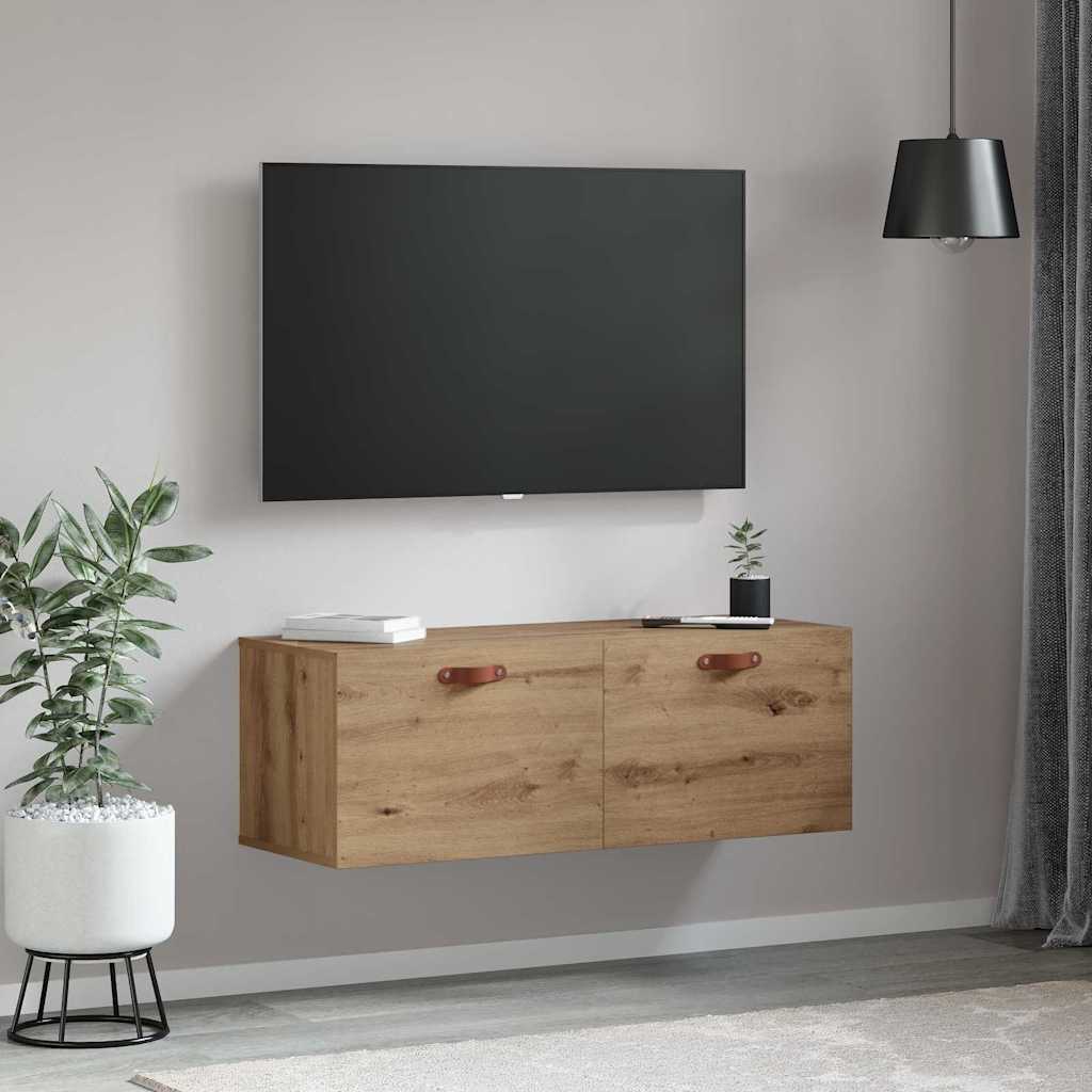 Wandschrank Artisan-Eiche 100 x 36,5 x 35 cm Holzwerkstoff