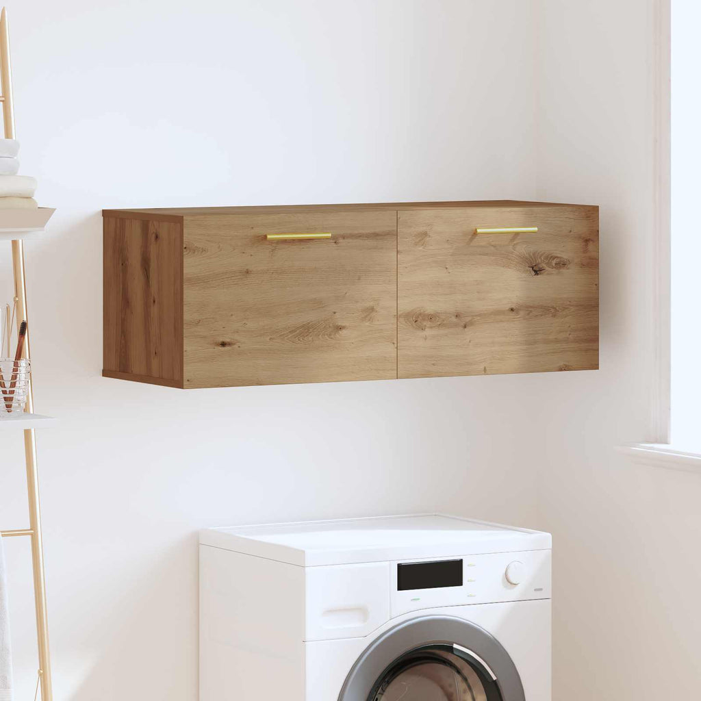 Wandschrank Artisan-Eiche 100 x 36,5 x 35 cm Holzwerkstoff