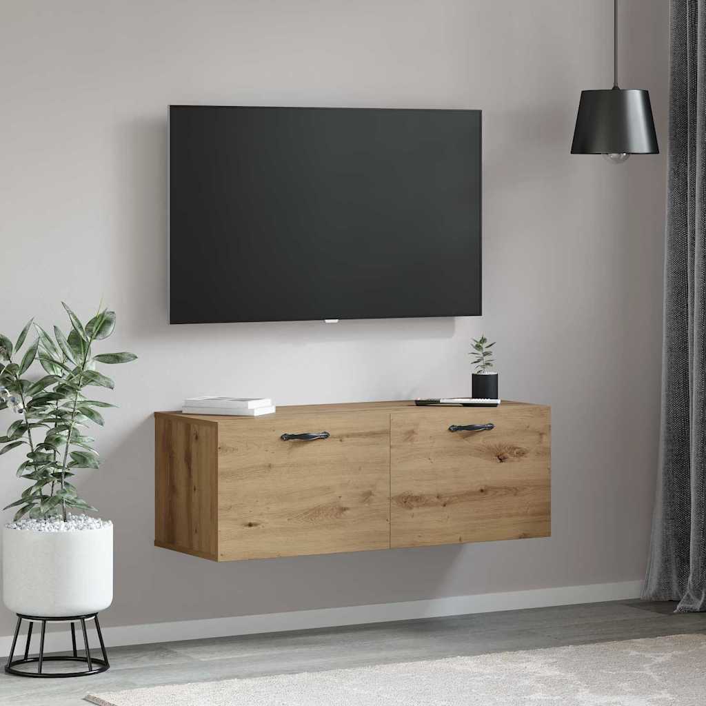 Wandschrank Artisan-Eiche 100 x 36,5 x 35 cm Holzwerkstoff