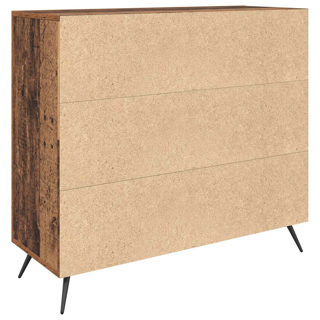 Sideboard Altholz 89,5 x 34 x 80 cm Holzwerkstoff