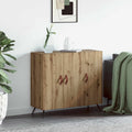Sideboard Artisan-Eiche 89,5 x 34 x 80 cm Holzwerkstoff