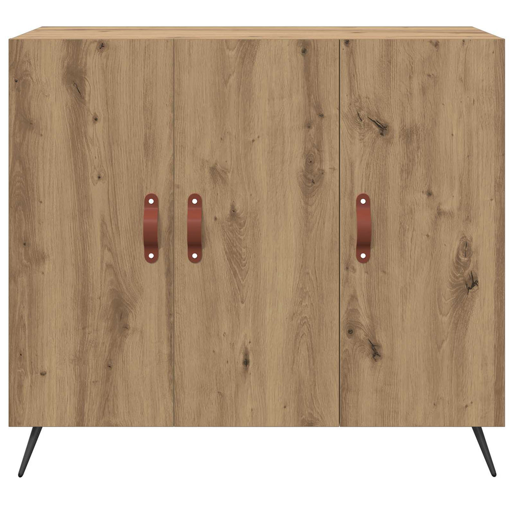 Sideboard Artisan-Eiche 89,5 x 34 x 80 cm Holzwerkstoff