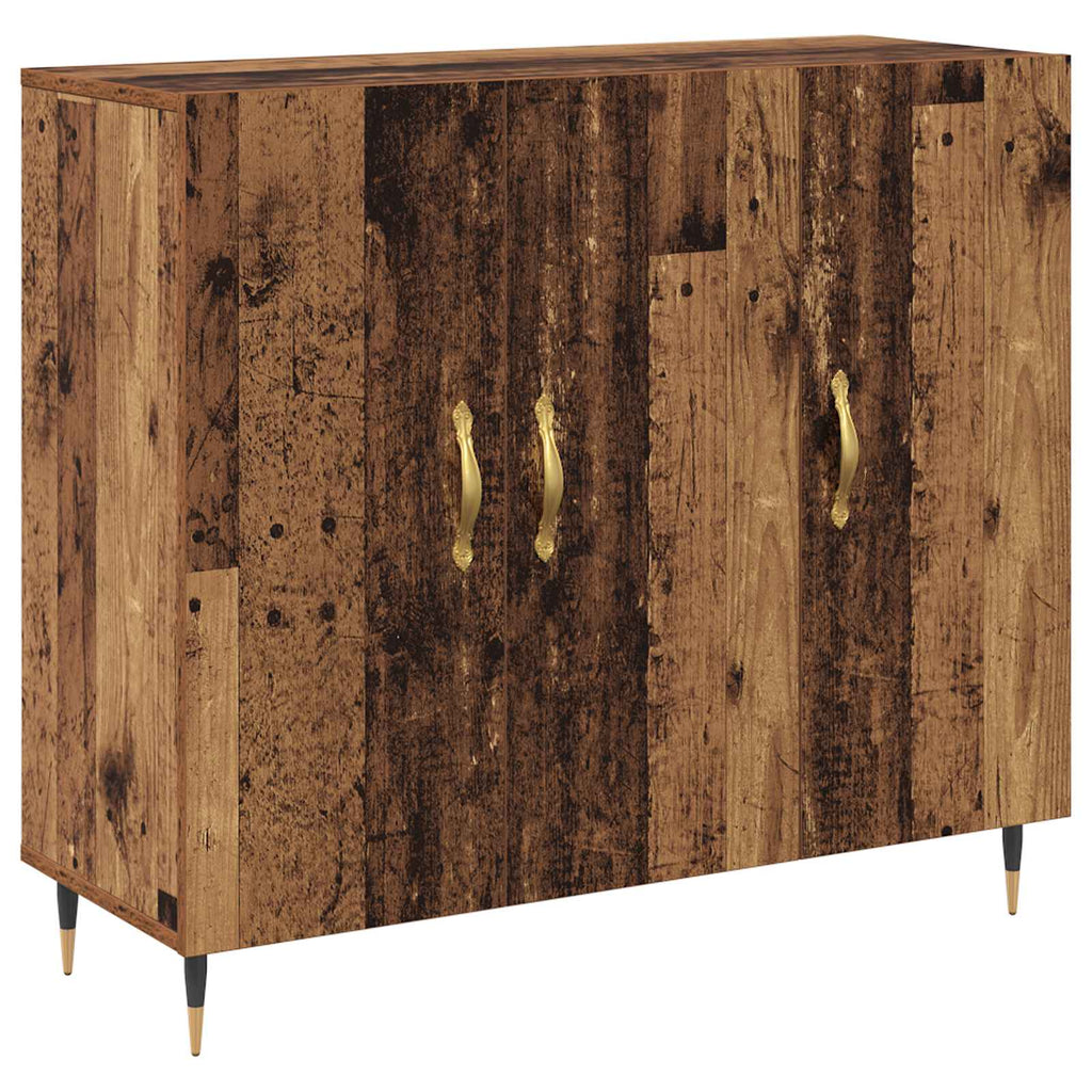 Sideboard Altholz 90 x 34 x 80 cm Holzwerkstoff