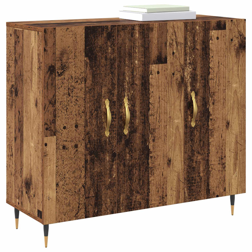 Sideboard Altholz 90 x 34 x 80 cm Holzwerkstoff
