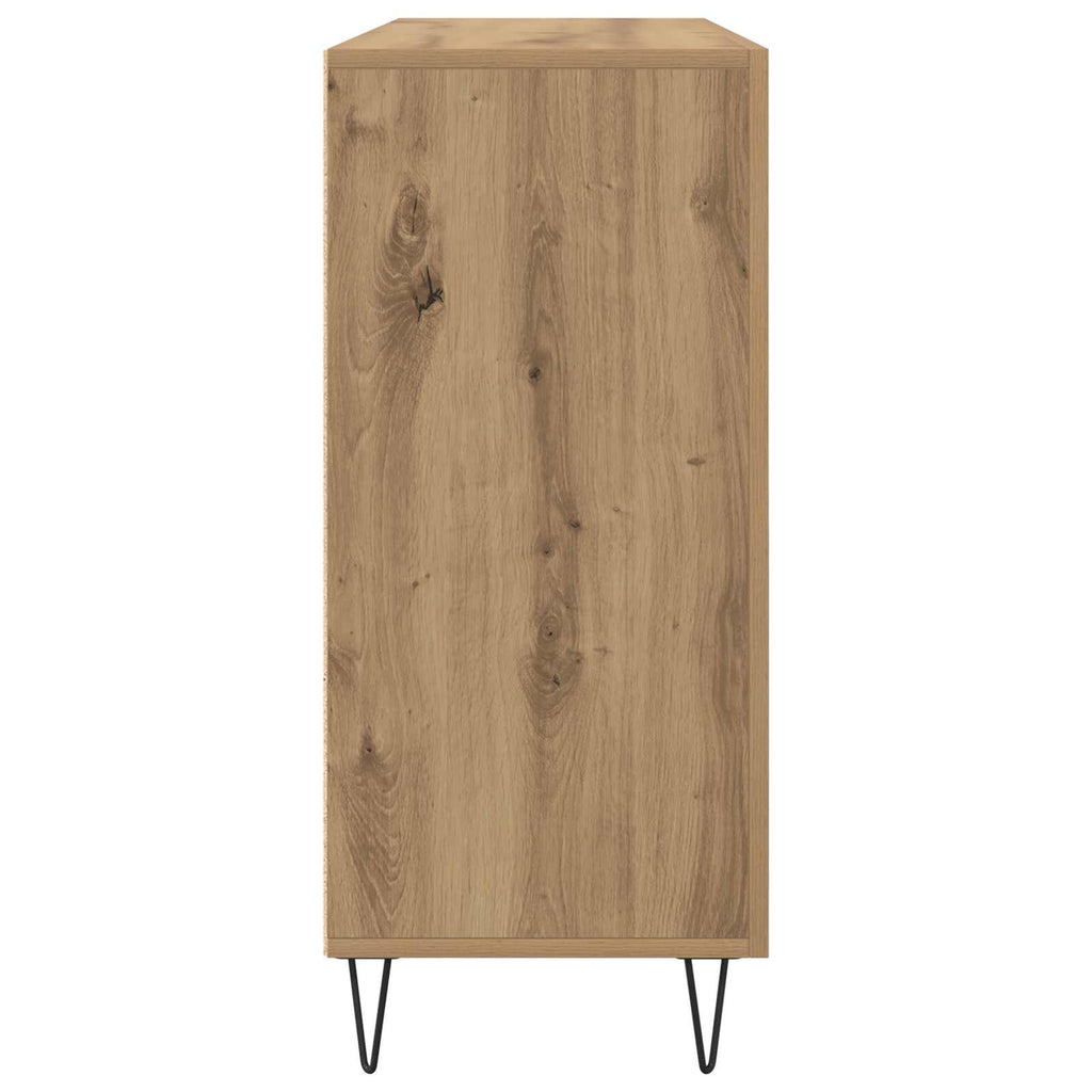 Sideboard Artisan-Eiche 90 x 32,5 x 80 cm Holzwerkstoff