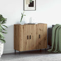 Sideboard Artisan-Eiche 90 x 34 x 80 cm Holzwerkstoff