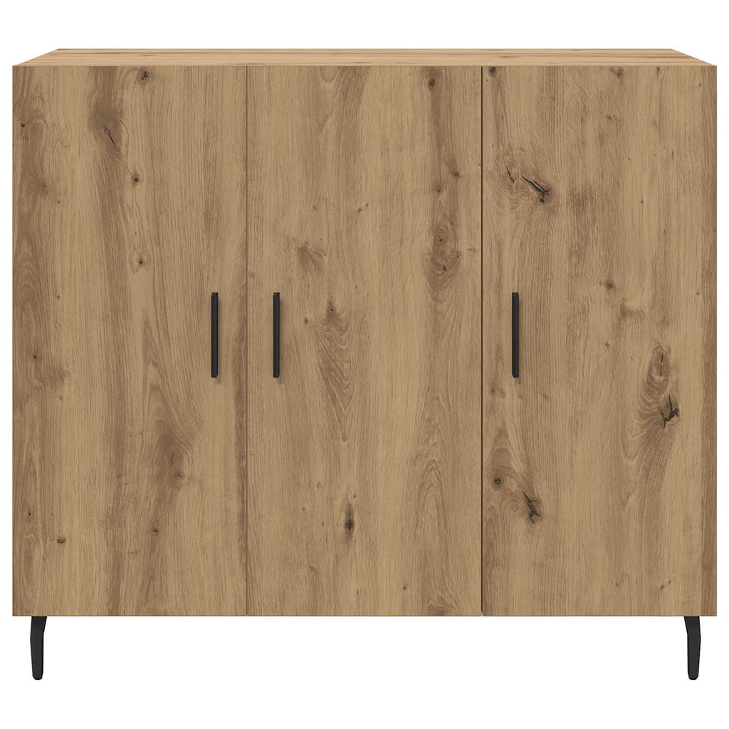 Sideboard Artisan-Eiche 90 x 34 x 80 cm Holzwerkstoff