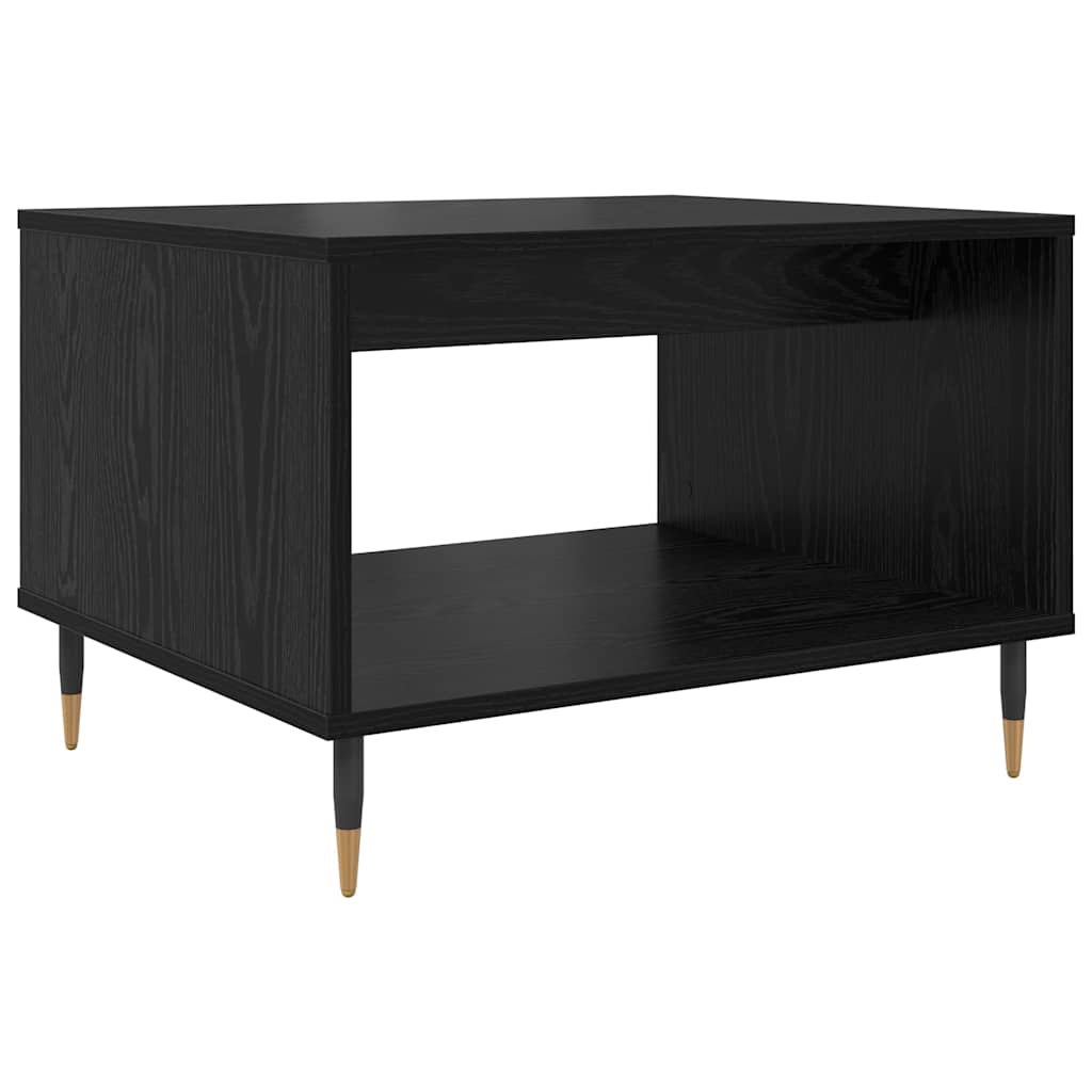 Couchtisch Schwarz Eichen-Optik 60 x 50 x 40 cm Holzwerkstoff