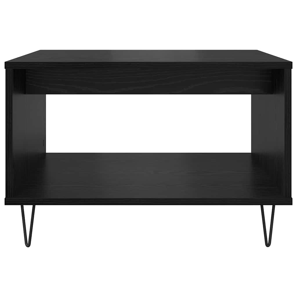 Couchtisch Schwarz Eichen-Optik 60 x 50 x 40 cm Holzwerkstoff