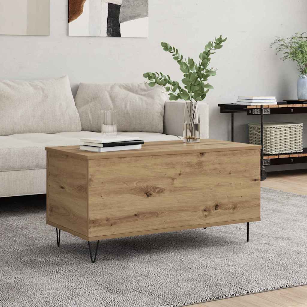 Couchtisch Artisan-Eiche 90 x 44.5 x 45 cm Holzwerkstoff