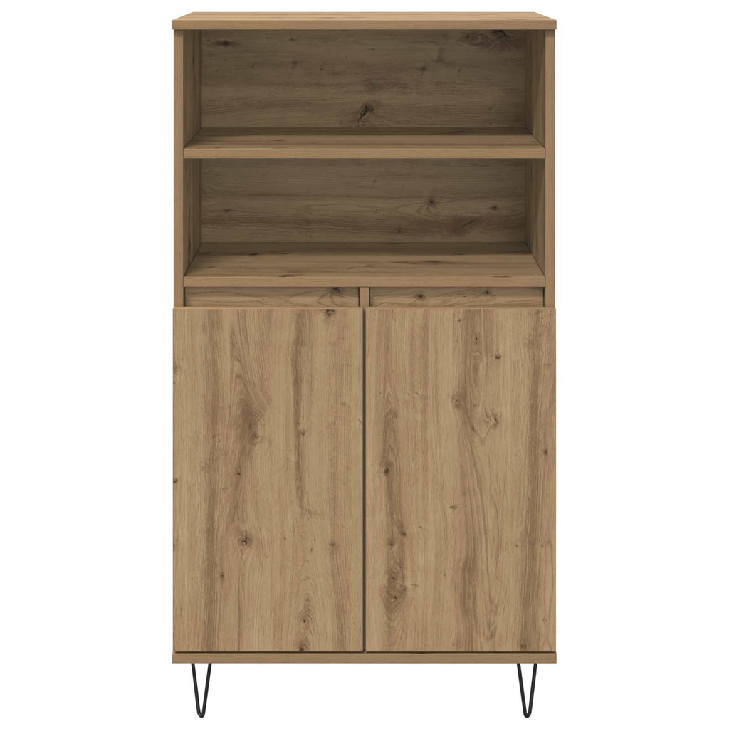 Hochboard Braun 60 x 36 x 110 cm Holzwerkstoff