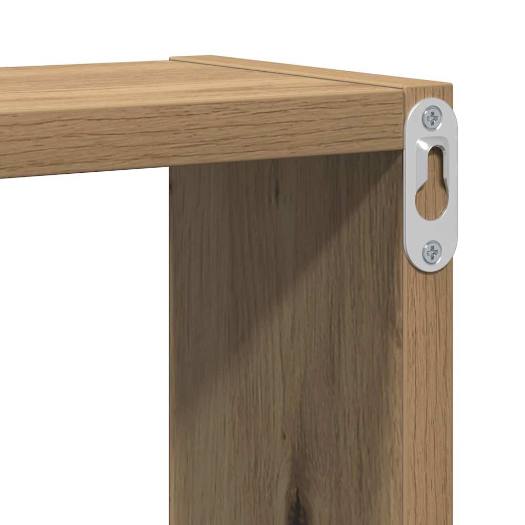 Wandregal Wandmontiert Artisan-Eiche 96 x 12 x 64 cm