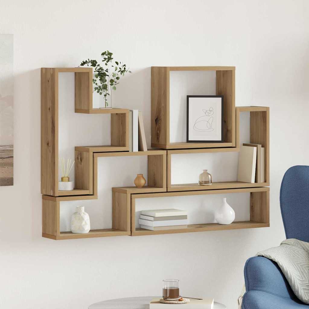 Wandregal Wandmontiert Artisan-Eiche 96 x 12 x 64 cm