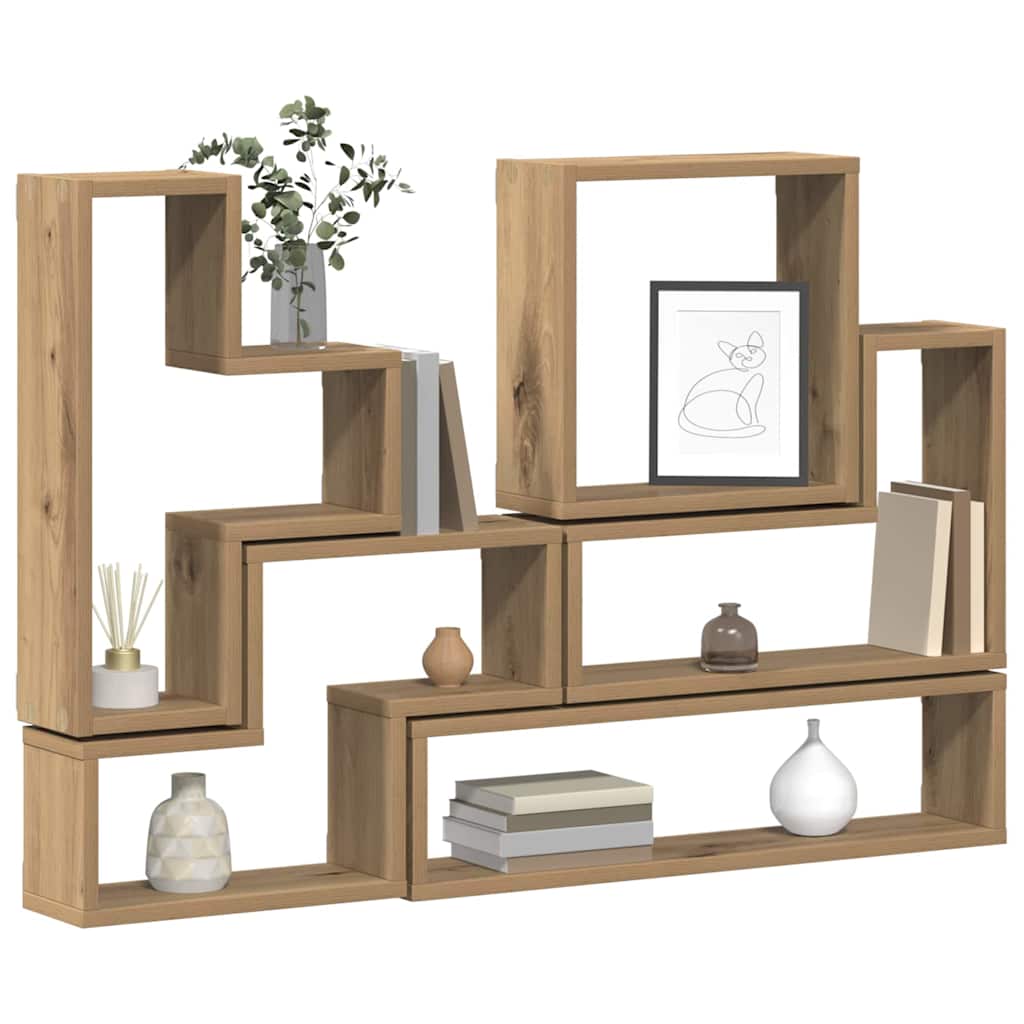 Wandregal Wandmontiert Artisan-Eiche 96 x 12 x 64 cm