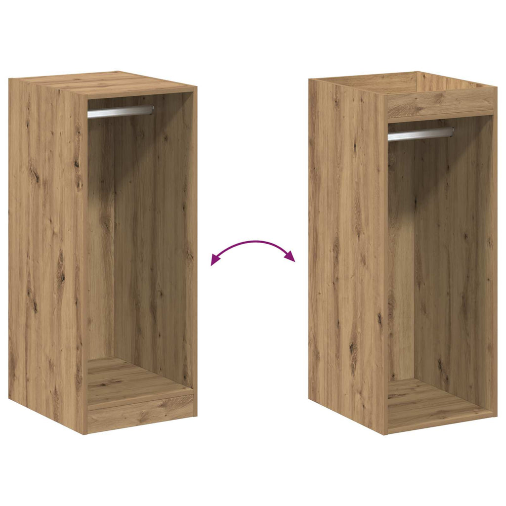 Kleiderschrank mit Regal Artisan-Eiche 41 x 48 x 102 cm