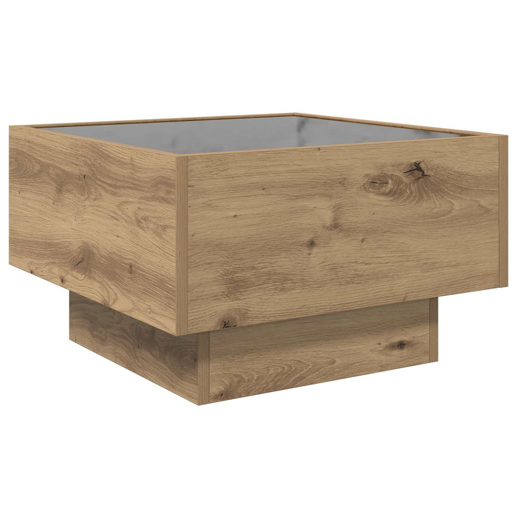 Couchtisch Artisan-Eiche 50 x 50 x 30 cm Holzwerkstoff