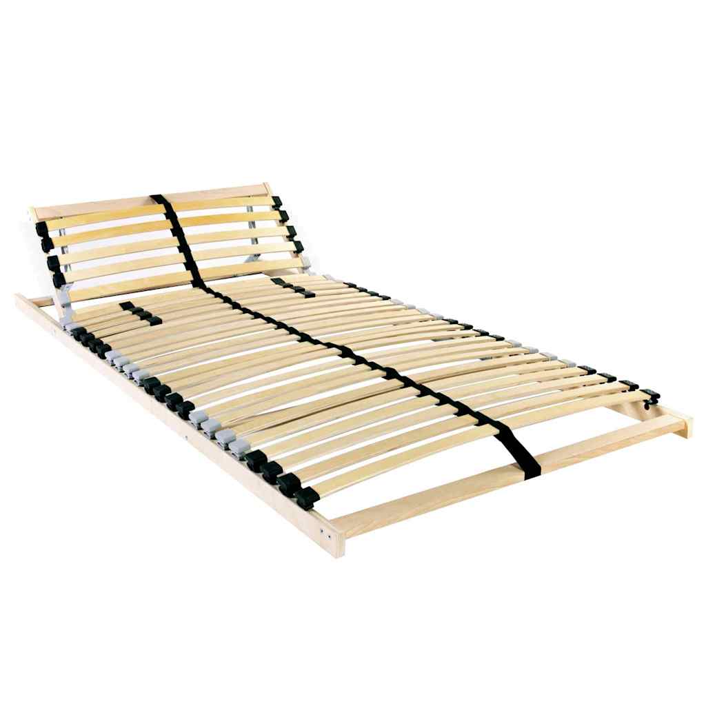Bett-Lattenrost Braun 100 x 190 cm Massivholz Buche