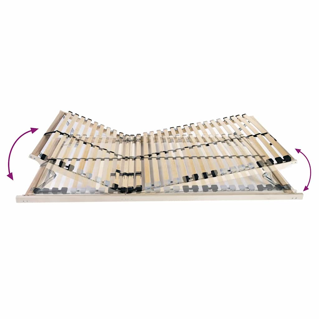 Bett-Lattenrost Braun 70 x 190 cm Massivholz Buche