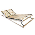 Bett-Lattenrost Braun 140 x 190 cm Massivholz Buche