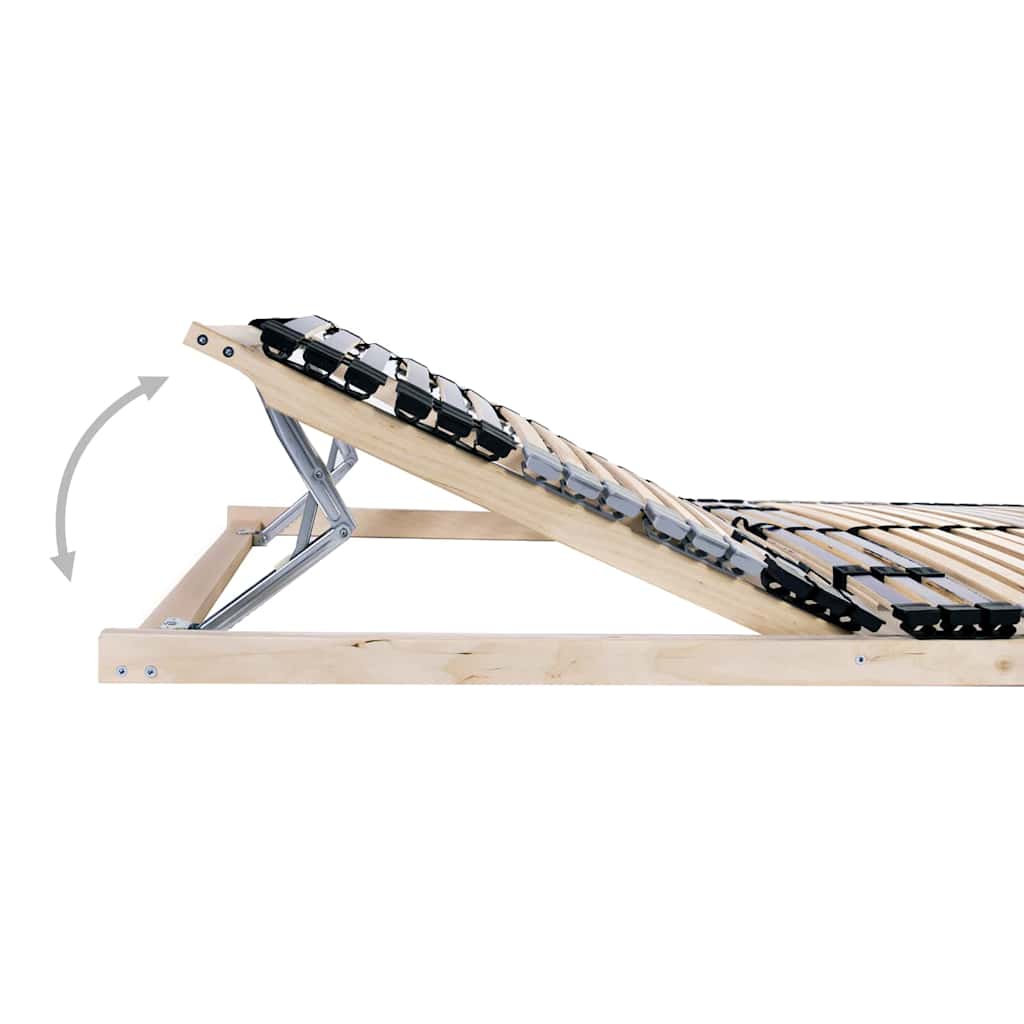 Bett-Lattenrost Braun 90 x 190 cm Massivholz Buche