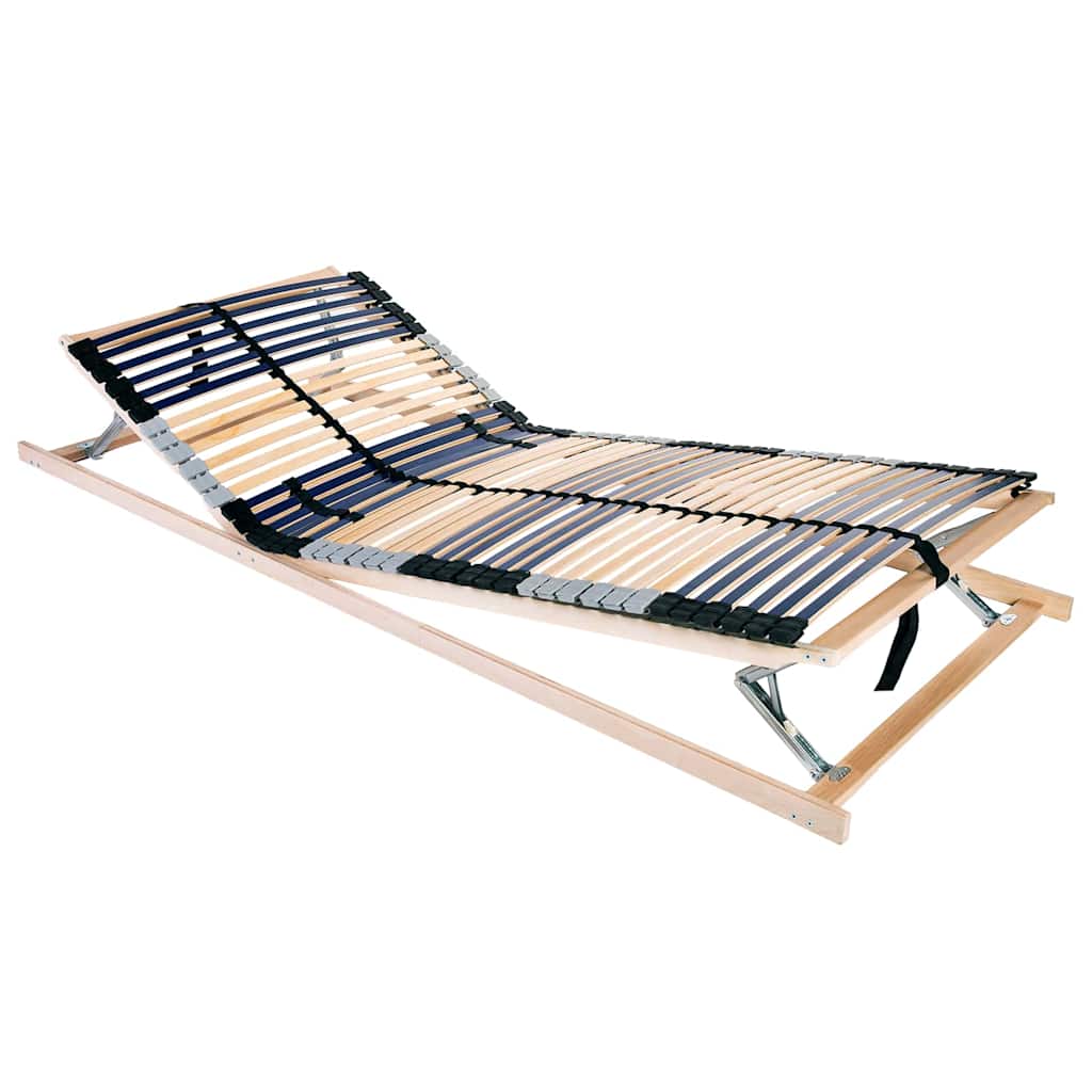 Bett-Lattenrost Braun 80 x 190 cm Massivholz Buche