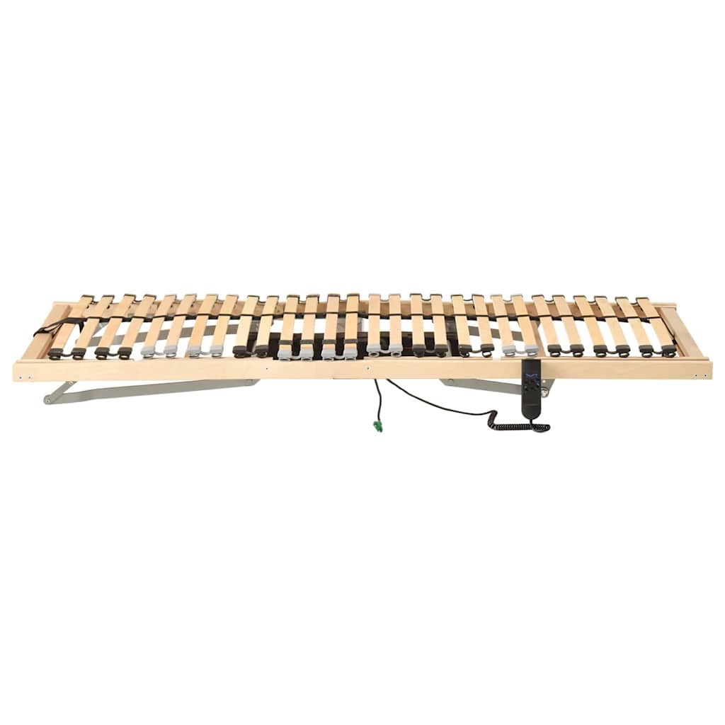 Bett-Lattenrost Braun 90 x 190 cm Massivholz Buche