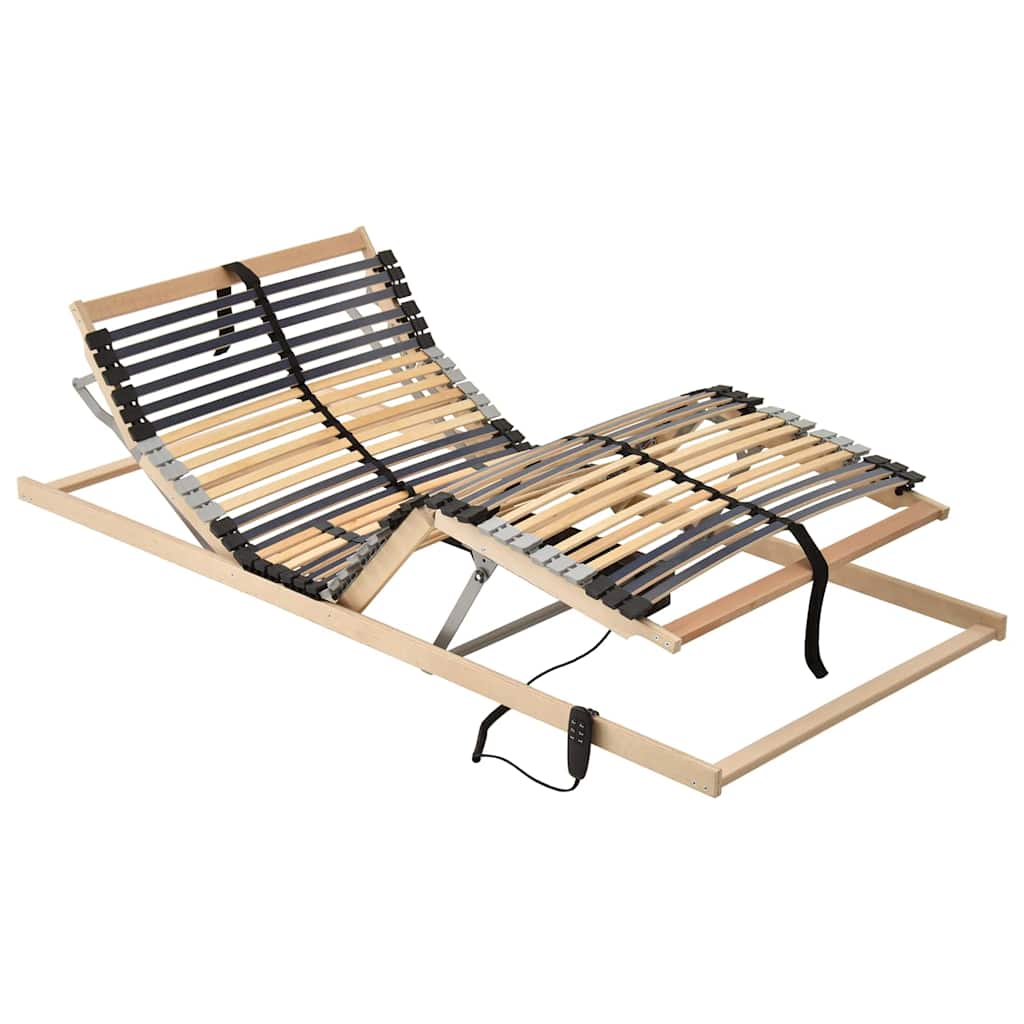 Bett-Lattenrost Braun 90 x 190 cm Massivholz Buche