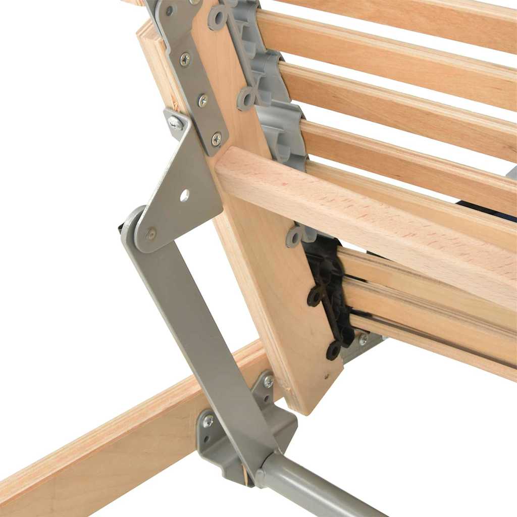 Bett-Lattenrost Braun 100 x 190 cm Massivholz Buche