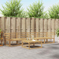 Outdoor-Sofagarnitur 5 pcs Weiß 79 x 79 x 37 cm
