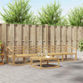 Outdoor-Sofagarnitur 5 pcs Weiß 79 x 79 x 37 cm