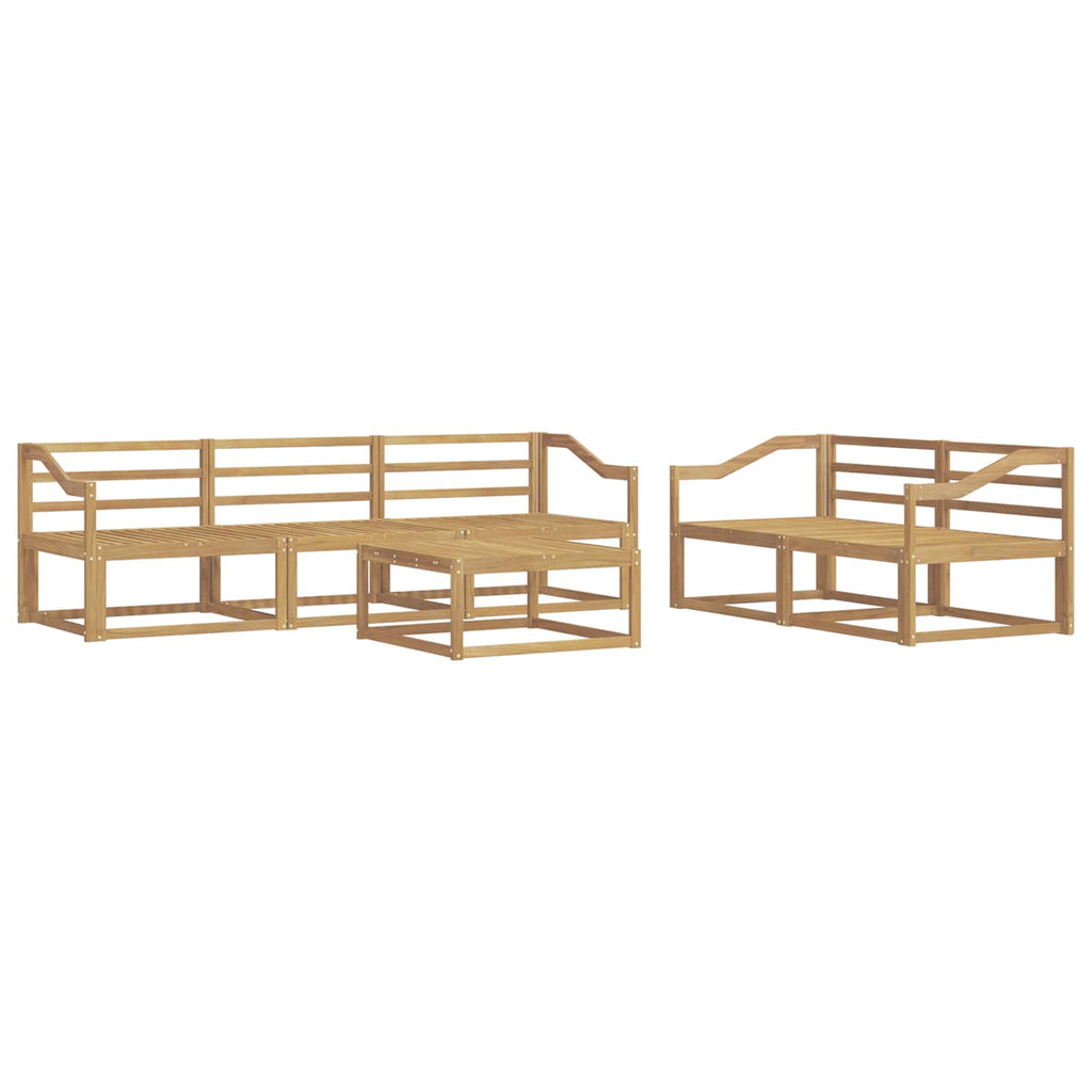 Outdoor-Sofagarnitur 6 pcs Weiß