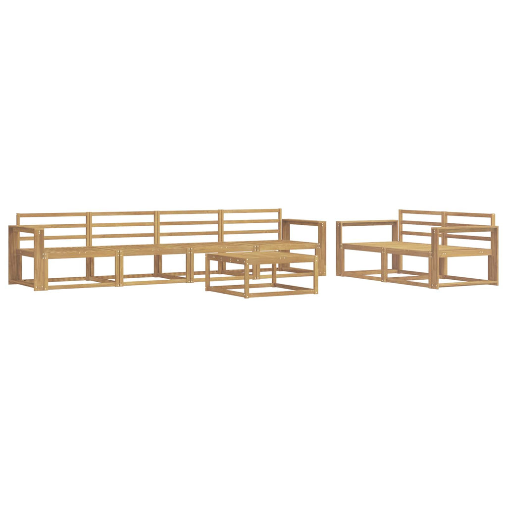 Outdoor-Sofagarnitur 7 pcs Weiß