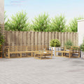 Outdoor-Sofagarnitur 7 pcs Weiß