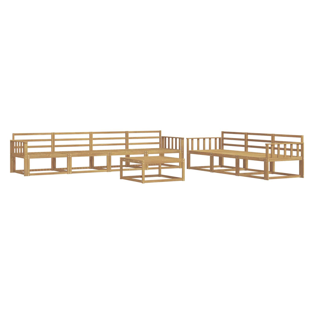 Outdoor-Sofagarnitur 8 pcs Weiß