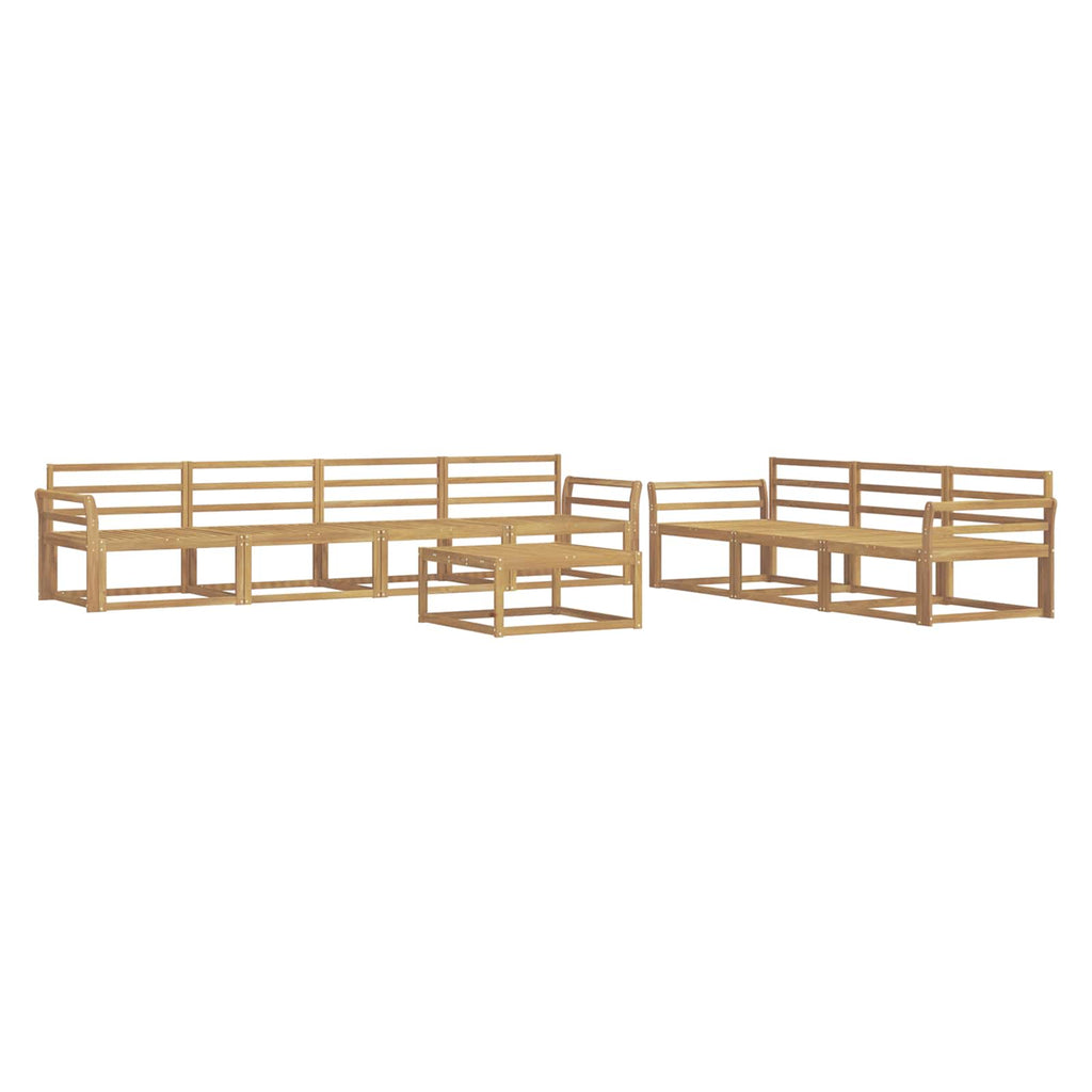 Outdoor-Sofagarnitur 8 pcs Weiß