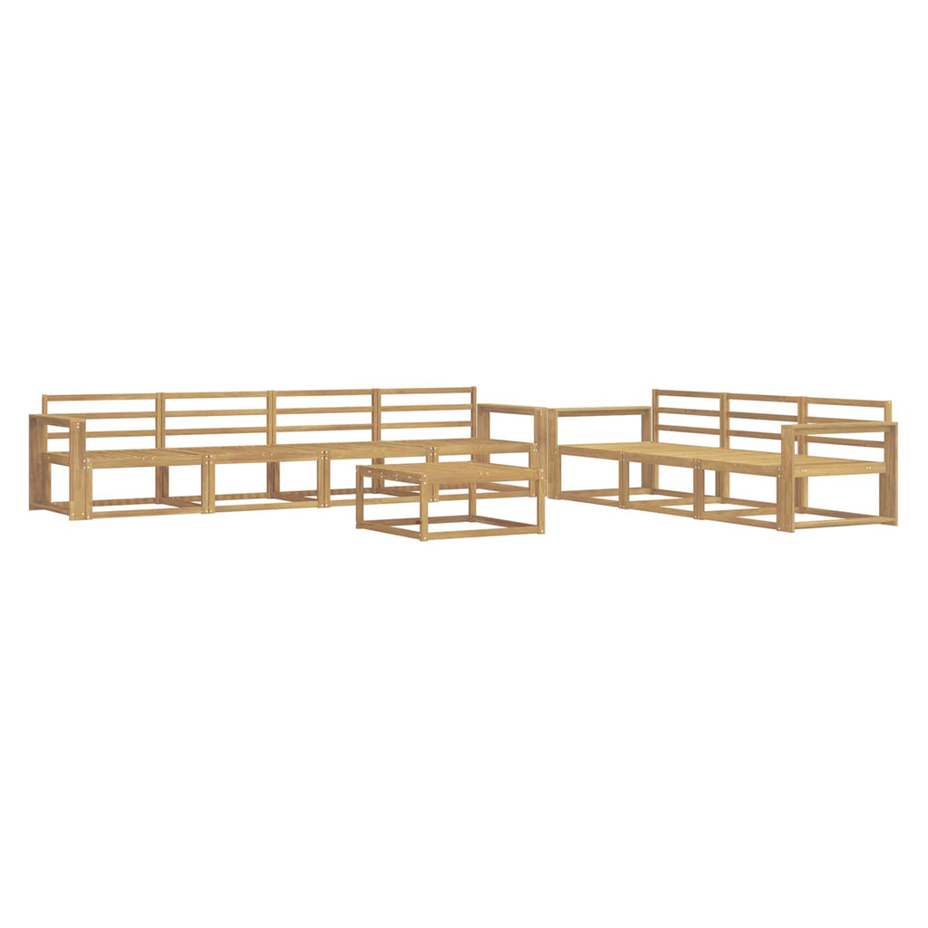 Outdoor-Sofagarnitur 8 pcs Weiß