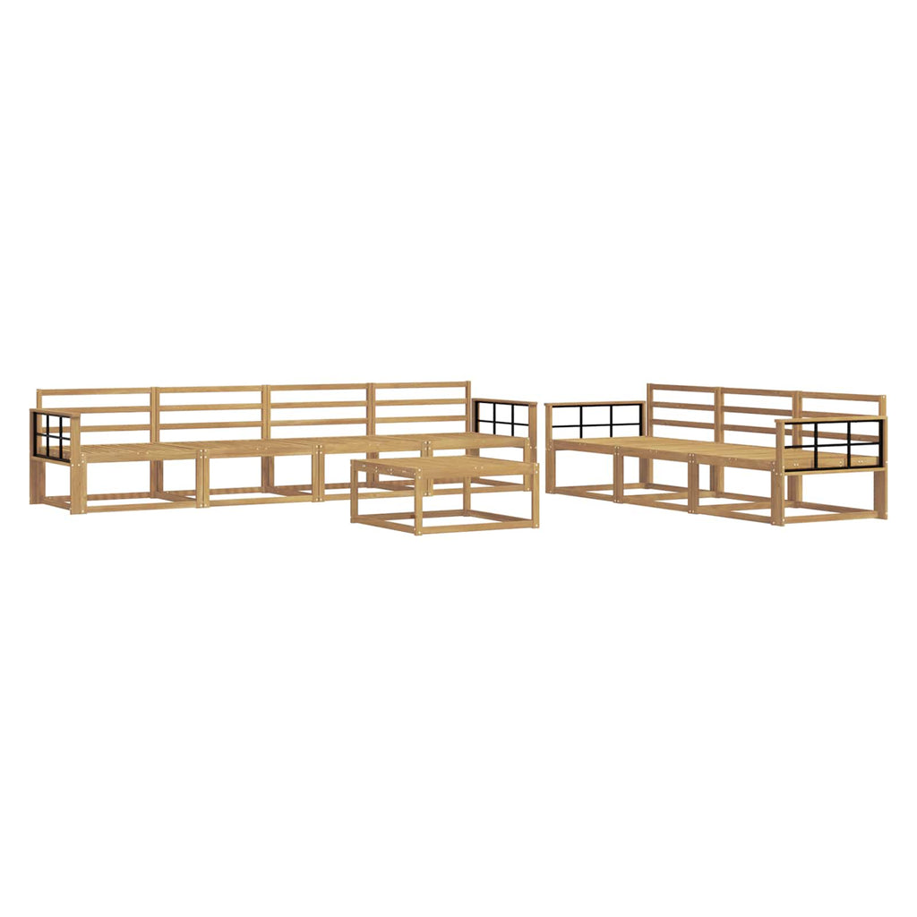 Outdoor-Sofagarnitur 8 pcs Weiß