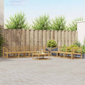 Outdoor-Sofagarnitur 8 pcs Weiß