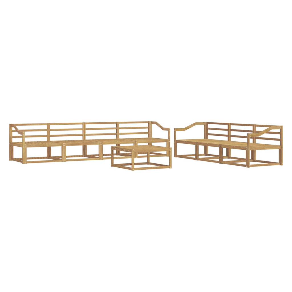 Outdoor-Sofagarnitur 8 pcs Weiß