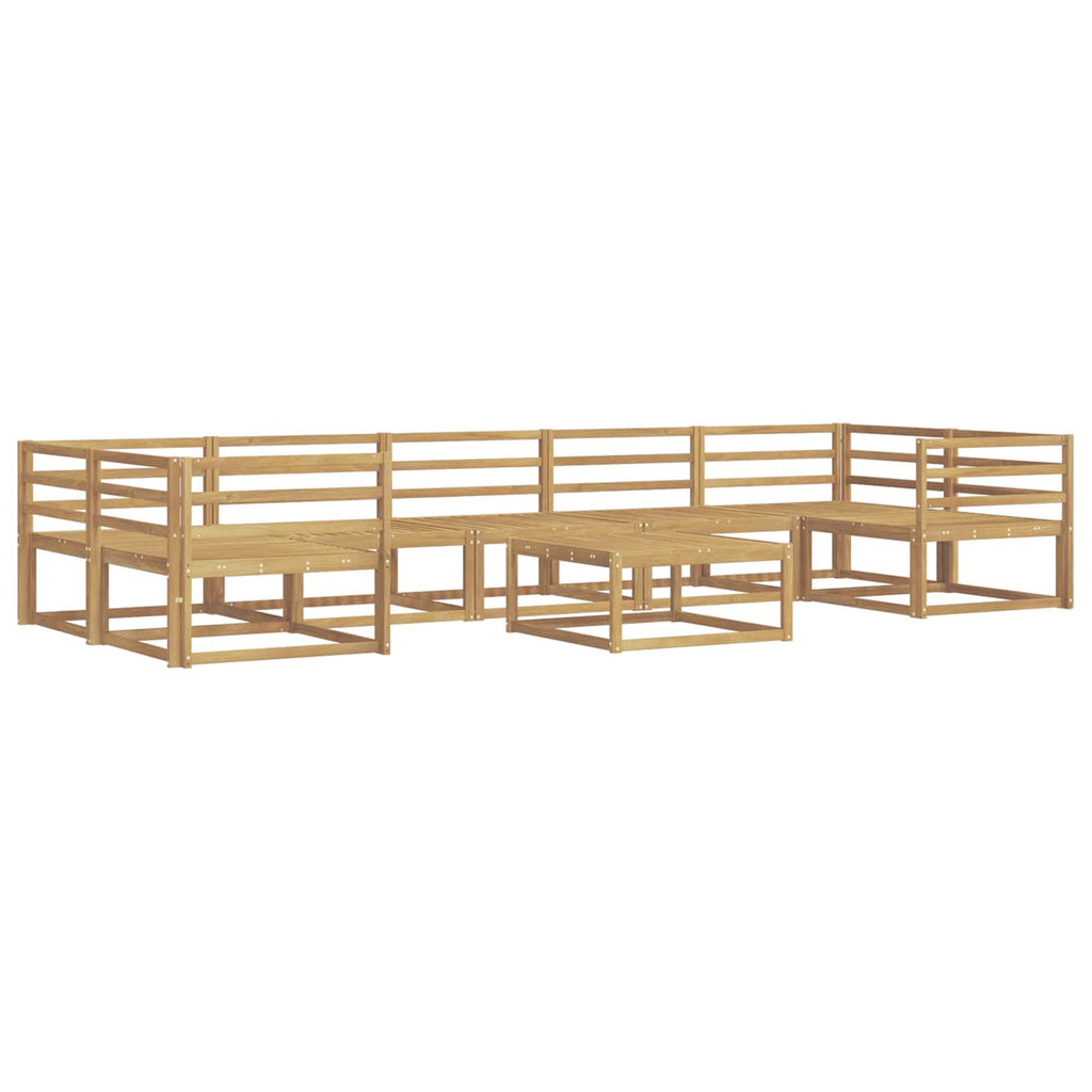 Outdoor-Sofagarnitur 8 pcs Weiß