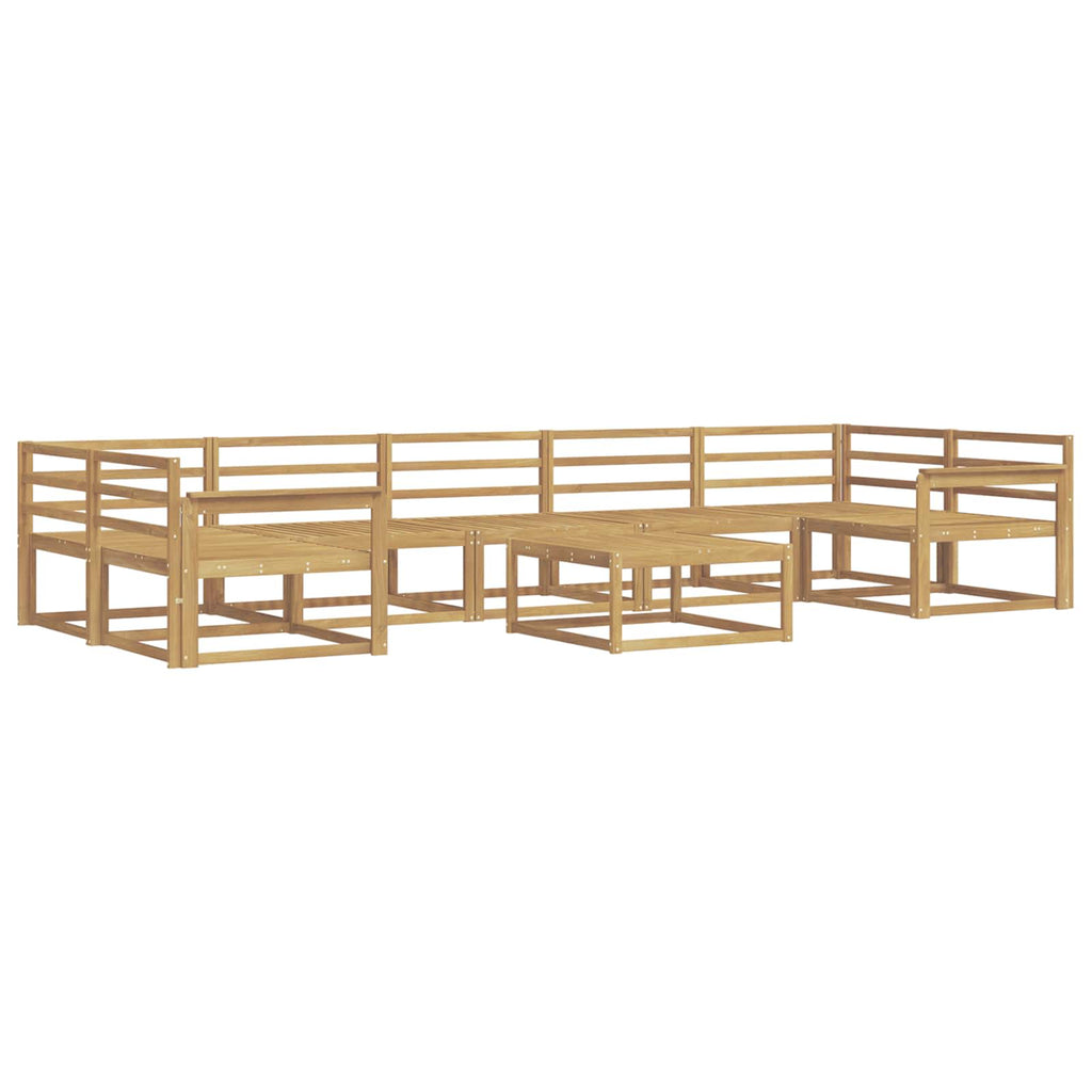 Outdoor-Sofagarnitur 8 pcs Weiß